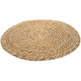 Spetebo Platzdecken aus Seegras Und Wasserhyazinthe 38 cm - 12er Set - Runde Tischsets aus Naturmaterialien