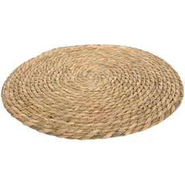 Spetebo Platzdecken aus Seegras Und Wasserhyazinthe 38 cm - 12er Set - Runde Tischsets aus Naturmaterialien