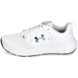 Under Armour Herren UA Charged Commit TR 4 Trainingschuhe, White/Mod Gray/Forest Green