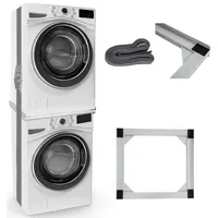 deluke Verbindungsrahmen für Waschmaschine/Trockner EDEO, 60 cm Breit, Metall