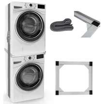 deluke Verbindungsrahmen für Waschmaschine/Trockner EDEO, 60 cm Breit, Metall