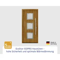 EcoStar Haustür ISOPRO IP 810S golden oak 110 x 210 cm