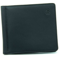 Esquire Logo Money Clip Wallet Black