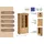 OTTO home Glasvitrine Anna 97 x 46 x 188 cm Beige