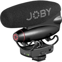 JOBY Wavo PRO DS Professionelles Richtmikrofon zur Kameramontage, Rycote-Dämpfungshalterung, Low-Cut-Filter, Integrierte LEDs, Richtmikrofon, Content-Creator, Mikrofon Kamera, Kondensator-Mikrofone