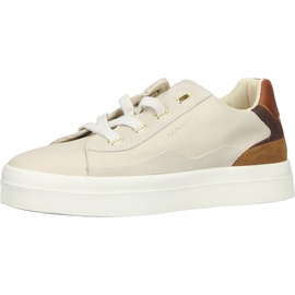 GANT Damen AVONA Sneaker, Cream/Brown, 42 EU