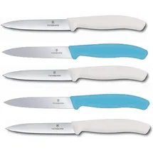 Victorinox Swiss Classic Tomaten-/Tafelmesser 5-tlg. karibikblau + weiß