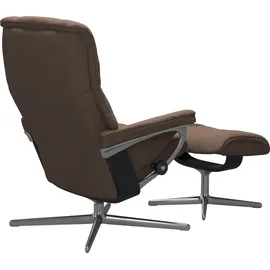 Stressless Mayfair mit Cross Base Rohleder 83 x 102 x 74 cm dark beige q2 faron