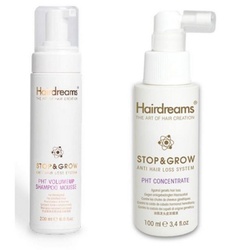 Hairdreams Haarpflege-Set Hairdreams Stop & Grow pht, Set, 2-tlg., Volumeup Shampoo Mousse + pht Concentrate, Haarausfall, Haarwachtum