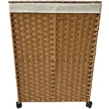 Hti-Living Wäschesammler 40 Liter Briena Natur