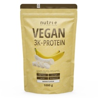 Nutri + Vegan 3K Protein Banane Pulver 1000 g