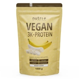 Nutri + Vegan 3K Protein Banane Pulver 1000 g