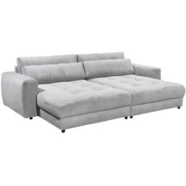 ed exciting design Big-Sofa Polyester 2-Sitzer Hellgrau
