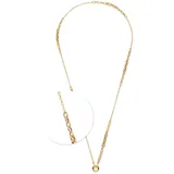 LEONARDO Halskette Clip & Mix Suzanne Gold Edelstahl 80-81,3 cm