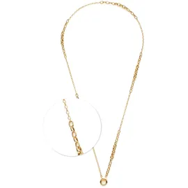 LEONARDO Halskette Clip & Mix Suzanne Gold Edelstahl 80-81,3 cm