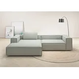 Home Affaire Ecksofa HOME AFFAIRE "Watertown, modernes XXL L-Form, 306 cm breit", silber, B:306cm H:68cm T:191cm, 100% Polyester, Sofas, Ecksofa, Großzügiges Lounge-Sofa mit viel Platz für die Familie