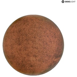 Deko-Light Dekorative Outdoor Kugelleuchte DORADUS, IP65/IP44 IK07, E27, Kunstharz (Polyresin), mit IP-Steckerkabel, terracotta, Ø 38cm D-836961