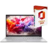 Asus VivoBook X150 - Core 7 150U, beleuchtete Tastatur, Office 2024 Pro Notebook (44 cm/15.6 Zoll, Intel U300 150U, Intel Graphics, 16 GB, 500 GB SSD, Windows 11 Pro, MS Office 2024 Pro Dauerlizenz, beleuchtete Tastatur) 500 GB | 16 GB RAM