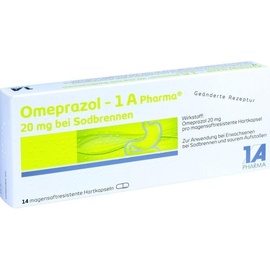 1 A Pharma Omeprazol-1A Pharma 20mg bei Sodbrennen
