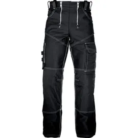 JOB Zunfthose Doppel-Pilot schwarz, Knietaschen - 28