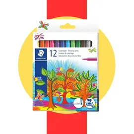 Staedtler Fasermaler 12 St. mehrfarbig