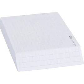 KÖNIG & EBHARDT Karierter Notizblock 98 x 20 mm Weiß 170 Blatt