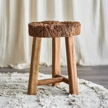 Bloomingville Hocker Delray 46 cm Natur