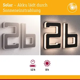 Paulmann Hausnummernleuchte 94651 Schwarz