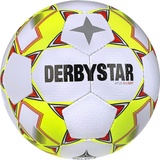 derbystar Apus S-Light v23 Fußball weiß gelb, 3