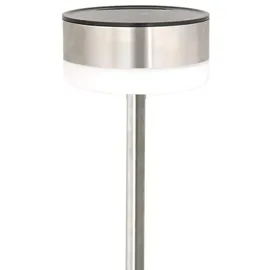 KYNAST GARDEN Wegeleuchte Edelstahl 39 cm Solar 6 LEDs silber
