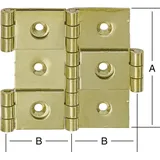 Vormann ParaventScharnier B25xH50mm vermessingt