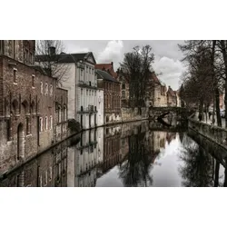 Fototapete PAPERMOON "Photo-Art YVETTE DEPAEPE, REFLEXIONEN DER VERGANGENHEIT", bunt, B:4,00m L:2,60m, Vlies, Tapeten