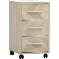 Schildmeyer Arezzo Rollcontainer 32,6 x 39,1 x 59,7 cm schwarz