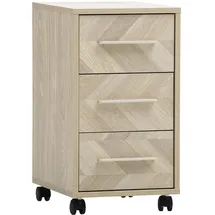 Schildmeyer Arezzo Rollcontainer 32,6 x 39,1 x 59,7 cm schwarz