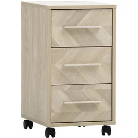 Schildmeyer Arezzo Rollcontainer 32,6 x 39,1 x 59,7 cm schwarz