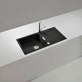 Schock Manhattan D-100L Einbau Onyx + Excenterbetätigung