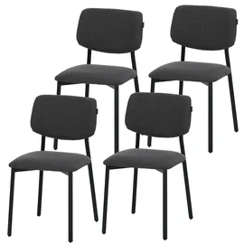 ravino A21 Esszimmerstuhl Polyester grau 4er Set