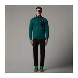 The North Face crest full zip fleecejacke grun herren - XL