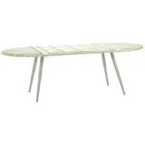 aea Gartentisch 90 x 75 x 180 cm Weiß