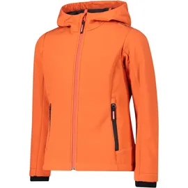 CMP Kinder Funktionsjacke Kapuzen Softshelljacke, campari-antracite 05CN, 176