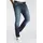 delmao Stretch-Jeans DELMAO ""Reed"", Herren, Gr. 33, Länge 34, dkblau use, Obermaterial: 82% Baumwolle, 16% Polyester, 2% Elasthan, Basic, normal lang, Jeans, gerader Beinschnitt, Used-Look-Waschung, niedrige Leibhöhe