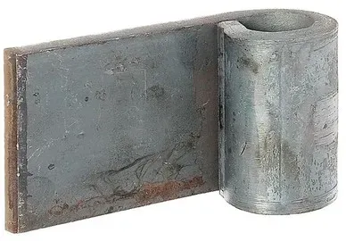 Anschweißb.f.Metallt.,z.Anschweißen,Ø20mm,Abstand Außenkante-Mitte Rolle 100mm