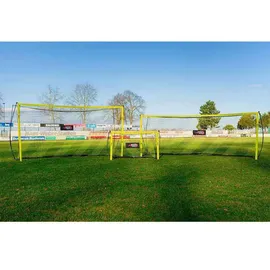 powershot Fußballtor Schwarz/Gelb 240 x 120 cm