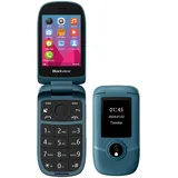 Blackview N2000 Seniorenhandy Klapphandy Mobiltelefon 1500mAh Dual SIM 4G Handy blau