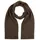 CAMEL ACTIVE Strickschal aus reiner Lammwolle Dunkelbraun, | Gr.: onesize