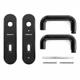 Hörmann Drückergarnitur D-110 Kurzschild schwarz 534820