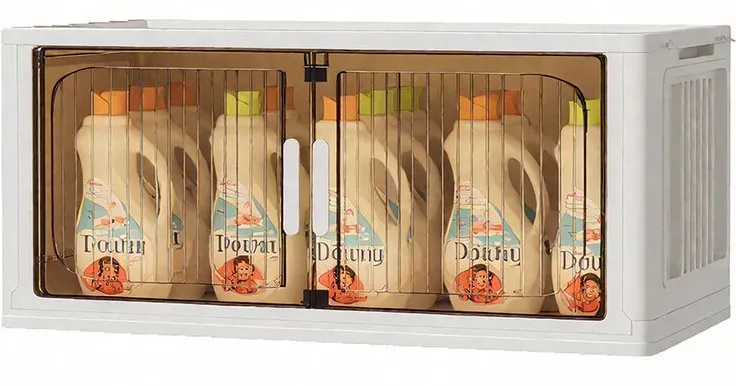 SNSP Shiney Aufbewahrungsbox-Set mit 4 Ebenen, 84 L, 4-teiliges Set