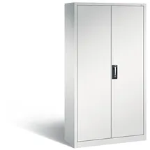 C+P Serie 13 Büroschrank 100 x 42 x 198 cm grau