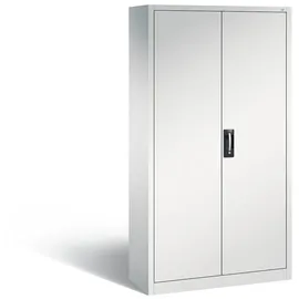 C+P Serie 13 Büroschrank 100 x 42 x 198 cm grau