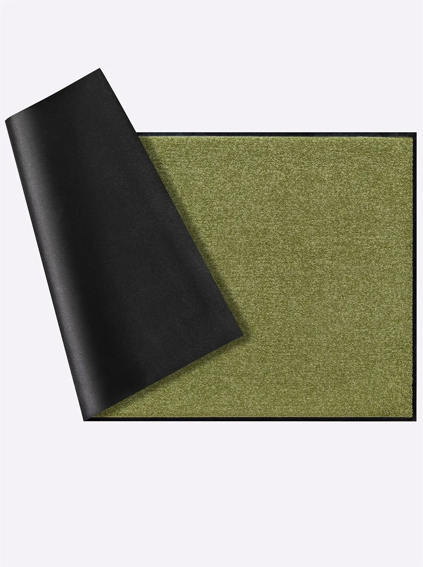 Fußmatte SALONLOEWE Gr. 1, grün, B:40cm H:7mm L:60cm, Kunstfaser, Polyamid, Teppiche, Fußmatte